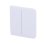 Interruptor Inteligente Ajax Sidebutton Duplo Branco Compatível Hub Plus