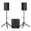 Sistema de altavoces Vonyx VX1218BT 1200 W Bluetooth 5.3 USB/SD y mando