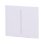 Panel táctil central Ajax AJ-CENTERBUTTON-2G-W-VERT para interruptor doble