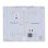 Panel táctil central Ajax AJ-CENTERBUTTON-2G-W-VERT para interruptor doble