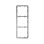 Structure verticale pour 3 interrupteurs Ajax LightSwitch compatible système Ajax