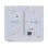 Panel táctil Ajax SideButton vertical blanco para interruptor de luz