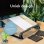 R-Go Tools Read2Write Support de lecture et d'ecriture de bureau, acrylique mat