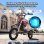 Moto eléctrica infantil iScooter A12 350 W 36 V 4,5 Ah 25 km/h roja