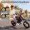 Moto eléctrica infantil iScooter A12 350 W 36 V 4,5 Ah 25 km/h roja