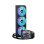 Vloeistofkoeling TCOMAS EXIT D3 360mm 3 ARGB Ventilatoren Zwart