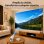 Projecteur Thunrlge X1br 720p LED Smart portable Wi-Fi 6 pivotant 180 degres
