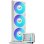 Dissipatore a liquido TCOMAS CUBE 360 mm 3 ventole ARGB bianco