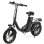 Bicicleta Eléctrica Plegable iScooter U4 500 W Batería 36 V 10,4 Ah hasta 90 km