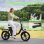 Bicicleta Eléctrica Plegable iScooter U4 500 W Batería 36 V 10,4 Ah hasta 90 km