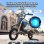 Moto Eléctrica iScooter A12 36V 4,5Ah 350W 3 Velocidades 25 km/h Azul