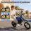 Moto Eléctrica iScooter A12 36V 4,5Ah 350W 3 Velocidades 25 km/h Azul