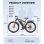 Velo electrique DUOTTS C29M 750 W 48 V 15 Ah 27,5 pouces