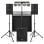 Altavoces Vonyx pack DJ 2.1 Bluetooth 800 W con cabina e iluminación