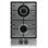 Piastra a gas Bolero GN 2200F 2 fuochi Acciaio Inox