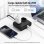 Régua de tomadas Orico PDC 6 em 1 2 USB-C PD 25W 2 USB-A cabo 1,6 m