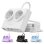 Régua ORICO PDC 2 tomadas 2 USB-A 2 USB-C GaN 25 W branca