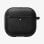 Funda Spigen Urban Fit AirPods 4 Policarbonato Microfibra Negro Carabiner