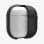 Funda Spigen Urban Fit AirPods 4 Policarbonato Microfibra Negro Carabiner