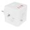 Prise multiple Silver HT 3 sorties Schuko 2 USB A 1 USB C avec interrupteur