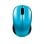 Souris Verbatim Go Nano sans fil 1600 DPI cyan ambidextre