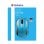 Souris Verbatim Go Nano sans fil 1600 DPI cyan ambidextre