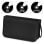 Funda para disco Hama CD Wallet Nylon 80 Preto Capacidade 80 CDs