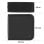 Archivador Hama CD Wallet Nylon 160 Discos Negro
