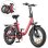 Velo electrique Dolphin ULZOMO 20 pouces Rose 36V 13Ah