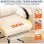 Sedia Gaming GTPLAYER Beige Ecopelle Poggiapiedi 130 kg