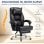 Silla Gaming GTPLAYER Ergonómica Reposapiés Piel Sintética 135° Negro