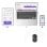 Hama MW-650 Maus Bluetooth + USB-A 2400 DPI schwarz, 6 Tasten