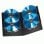 Funda para Discos Hama DVD Quad Box 4 Discos Negro (5 Unidades)