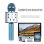 Microphone karaoké Dam Electronics multifonction Bluetooth avec haut-parleur