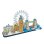 Puzzle 3D Londres CubicFun MC253h 4 en 1