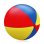 Ballon geant gonflable Dam Electronics 80 cm Tricolore