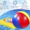Ballon geant gonflable Dam Electronics 80 cm Tricolore