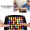 Jeu de societe Dam Electronics Arc Iris Astuto 2 a 4 joueurs Jette boules couleur