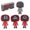 Figurine Dam Electronics Squid Pop 11 cm - 4 figurines cadeau