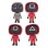 Figurine Dam Electronics Squid Pop 11 cm - 4 figurines cadeau