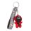 Porte-clefs Squid 3D Rouge Dam Electronics Vigilant Carre