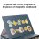 Jeu de mathématiques magnétique Dam Electronics 40 pièces animaux