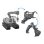 Machinerie hydraulique Dam Electronics 3 en 1 Excavatrice Grue