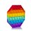 Jouet Bubble Pop It Dam Electronics Octogonal Multicolore