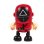 Figurine danseuse DAM Squid Vigilante Triangle musique et LED 18 cm