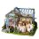 Maquette 3D Dam Electronics Maison de the de jardin aux roses 29x20x17,8 cm