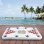 Porta-bevande gonfiabile Dam Electronics Beer Pong Piscina