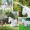 Licorne geante gonflable Dam Electronics arroseur corne 220x120 cm