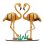 Puzzle 3D Dam Electronics Flamants roses 25 pièces en bois