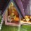 Maqueta Dam Electronics Flying House Wonderland 3D con Luces LED 12 x 12 x 12 cm